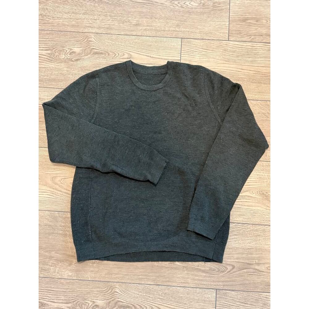 Men's Lululemon Sweater, Wool, Green - Medium